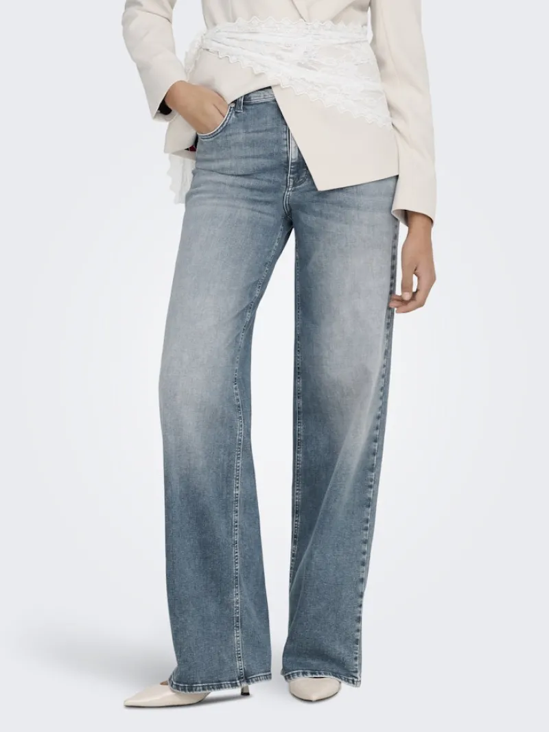 Only Jeans*ONLMADISON BLUSH HW WIDE DNM REA570 NOOS special blue grey denim