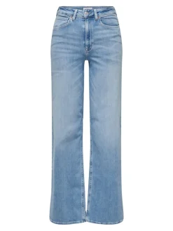 Only Jeans*ONLMADISON BLUSH HW WIDE DNM CRO371 NOOS Light Blue Denim