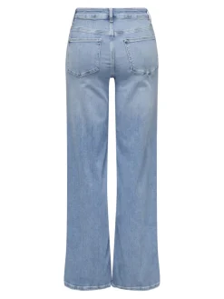 Only Jeans*ONLMADISON BLUSH HW WIDE DNM CRO371 NOOS Light Blue Denim