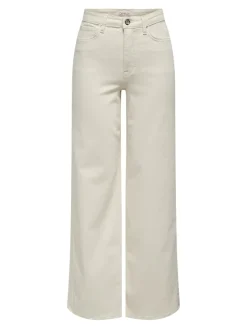 Only Jeans*ONLMADISON BLUSH HW WIDE DNM CRO NOOS ecru