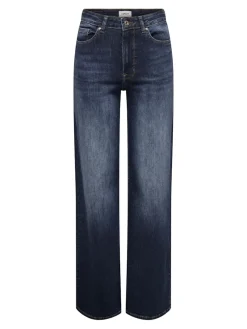 Only Jeans*ONLMADISON BLUSH HW WIDE DNM REA081 NOOS Dark Blue Denim