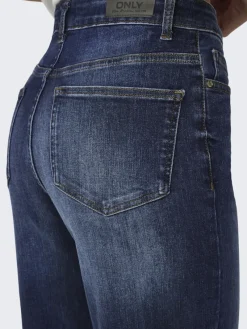 Only Jeans*ONLMADISON BLUSH HW WIDE DNM REA081 NOOS Dark Blue Denim