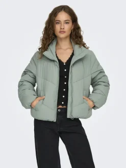Only Jacken*ONLMAGGI LIFE SOLID PUFFER CC OTW lily pad