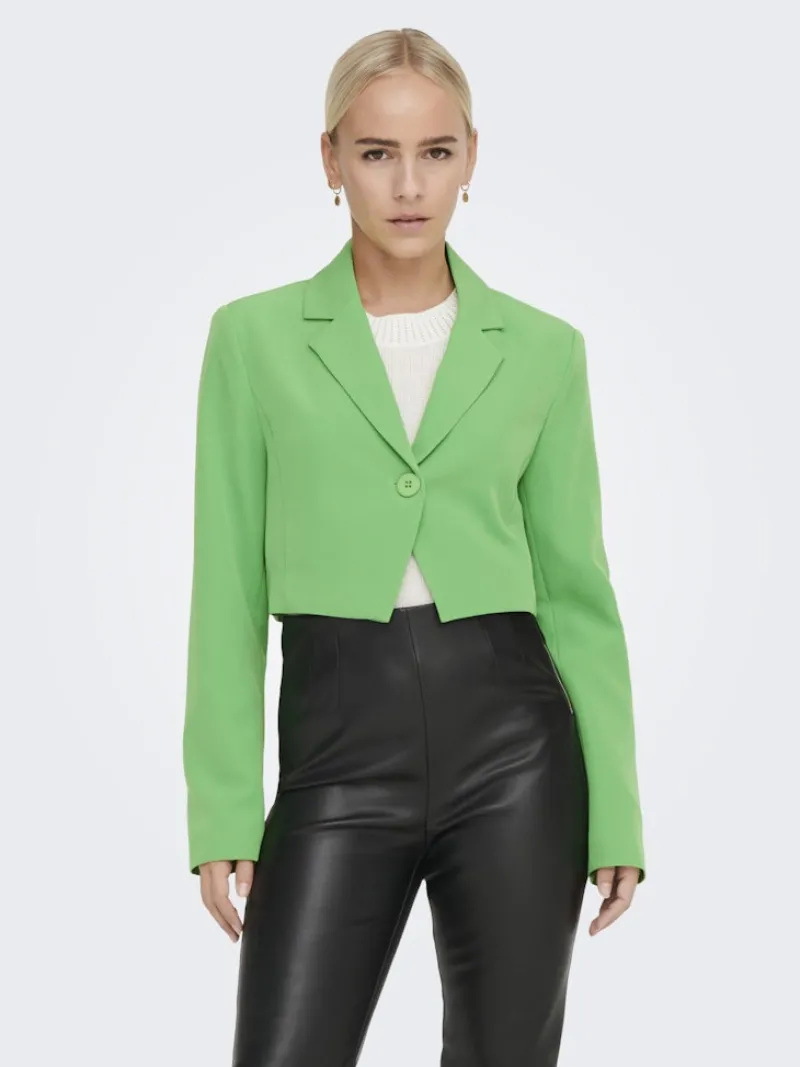 Only Jacken*ONLMAIA L/S CROPPED BLAZER CC TLR vibrant green