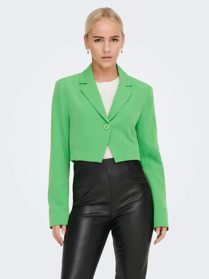 Only Jacken*ONLMAIA L/S CROPPED BLAZER CC TLR vibrant green