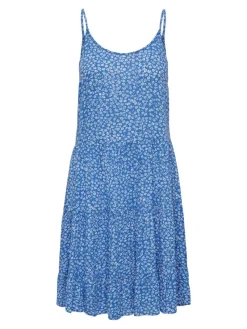 Only Kleider*ONLMAJ LIFE S/L AOP SHORT DRESS WVN NOOS Marina