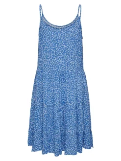 Only Kleider*ONLMAJ LIFE S/L AOP SHORT DRESS WVN NOOS Marina