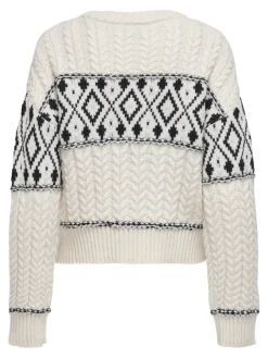 Only Pullover & Sweatshirts*ONLMARENT L/S PULLOVER KNT NOOS Cloud Dancer