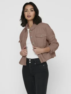 Only Jacken*ONLMARINA-ENY LIFE L/S CORD JACKET PNT myristica