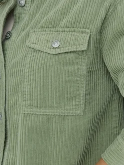 Only Jacken*ONLMARINA-ENY LIFE L/S CORD JACKET PNT Seagrass