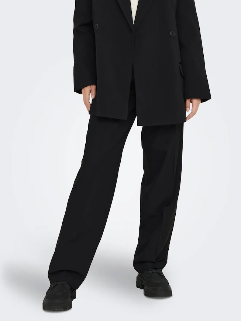 Only Hosen*ONLMATHILDE HW WIDE PANT TLR NOOS Black