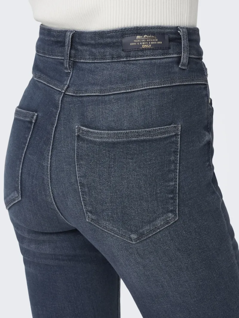 Only Jeans*ONLMILA HW SK ANK DNM BJ407 NOOS blue black denim