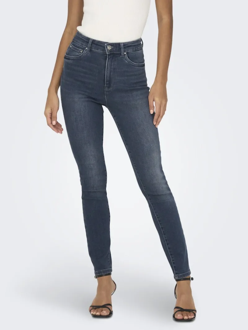 Only Jeans*ONLMILA HW SK ANK DNM BJ407 NOOS blue black denim