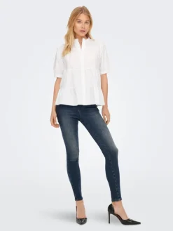 Only Jeans*ONLMILA HW SK ANK DNM BJ407 NOOS blue black denim