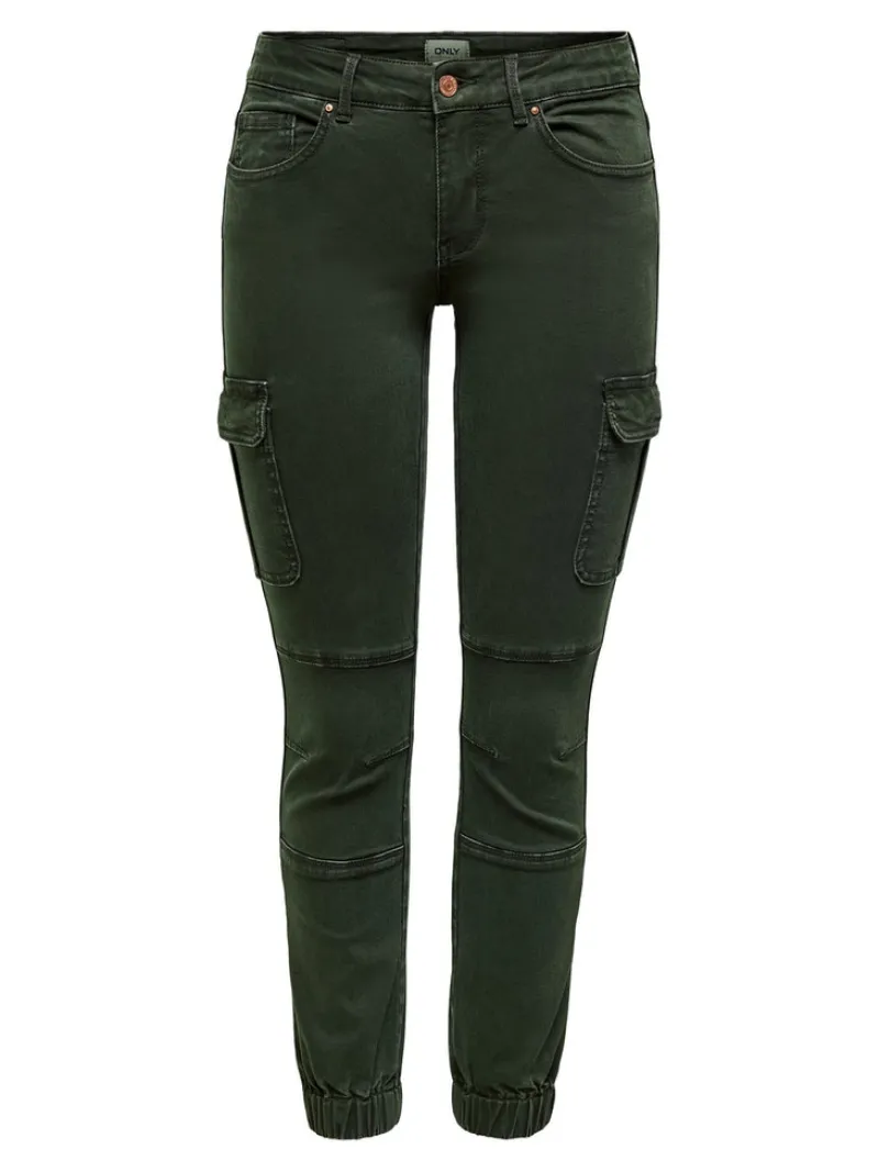 Only Hosen*ONLMISSOURI REG ANK CARGO PNT NOOS dunkelgrün2