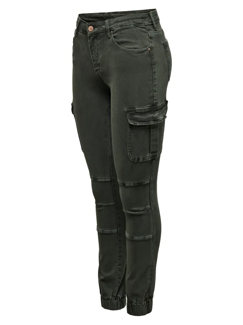 Only Hosen*ONLMISSOURI REG ANK CARGO PNT NOOS dunkelgrün2