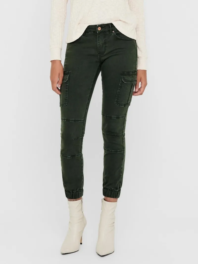 Only Hosen*ONLMISSOURI REG ANK CARGO PNT NOOS dunkelgrün2