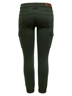 Only Hosen*ONLMISSOURI REG ANK CARGO PNT NOOS dunkelgrün2