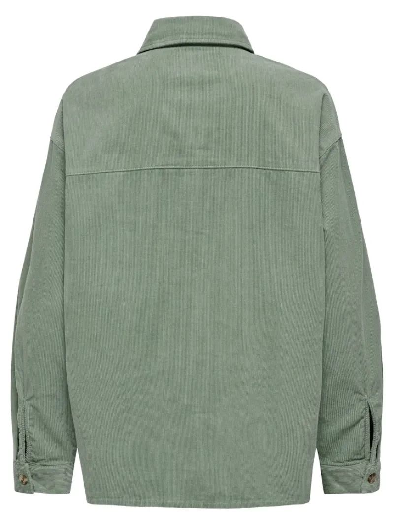 Only Jacken*ONLMOXIE L/S CORD SLIT SHACKET CC PNT lily pad