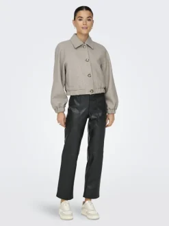 Only Jacken*ONLNANCY LIFE COLLAR JACKET CC OTW Simply Taupe