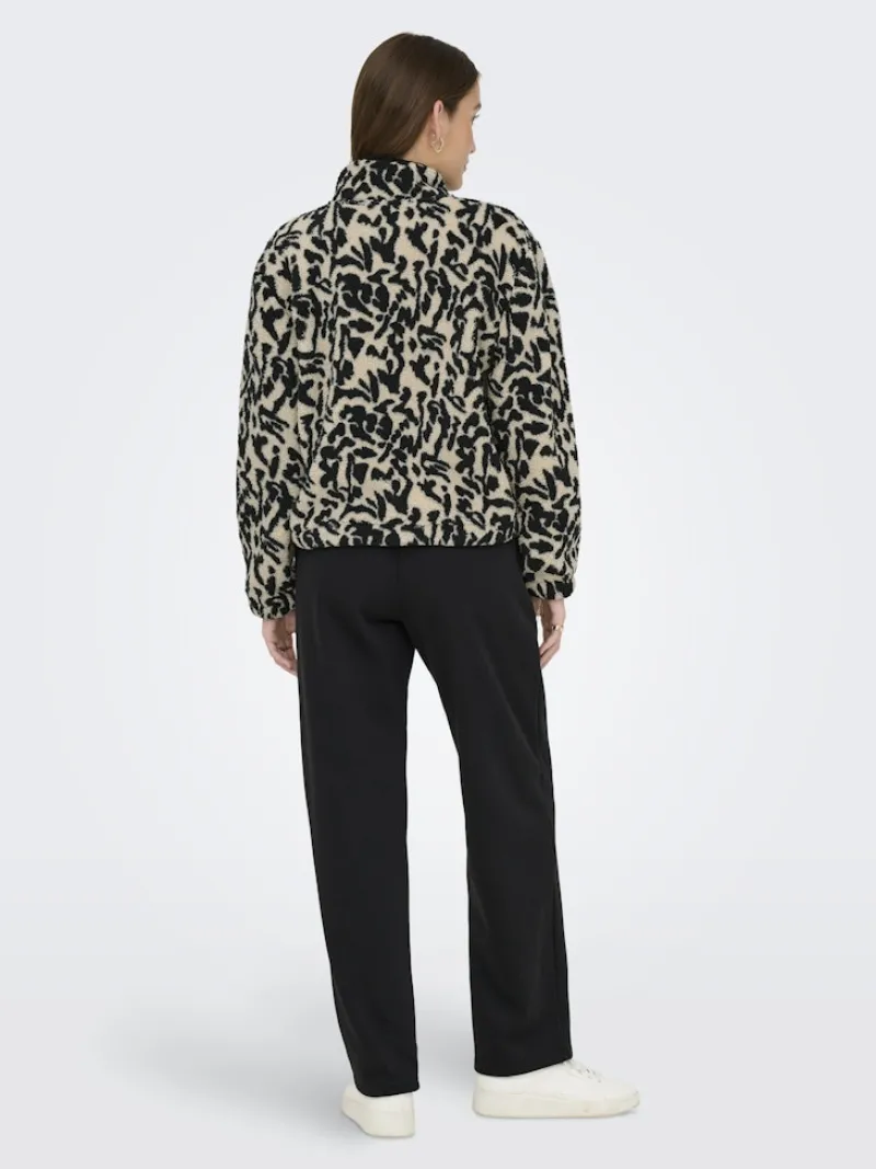 Only Pullover & Sweatshirts*ONLNEW DALLAS L/S HIGHNECK ZIP SWT NOOS Black