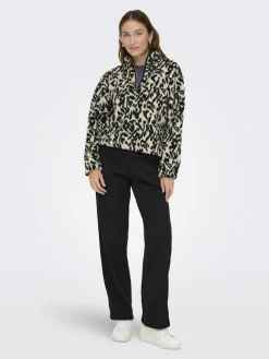 Only Pullover & Sweatshirts*ONLNEW DALLAS L/S HIGHNECK ZIP SWT NOOS Black