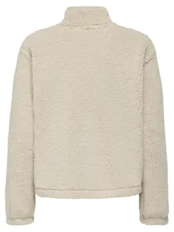 Only Pullover & Sweatshirts*ONLNEW DALLAS L/S HIGHNECK ZIP SWT NOOS pumice stone