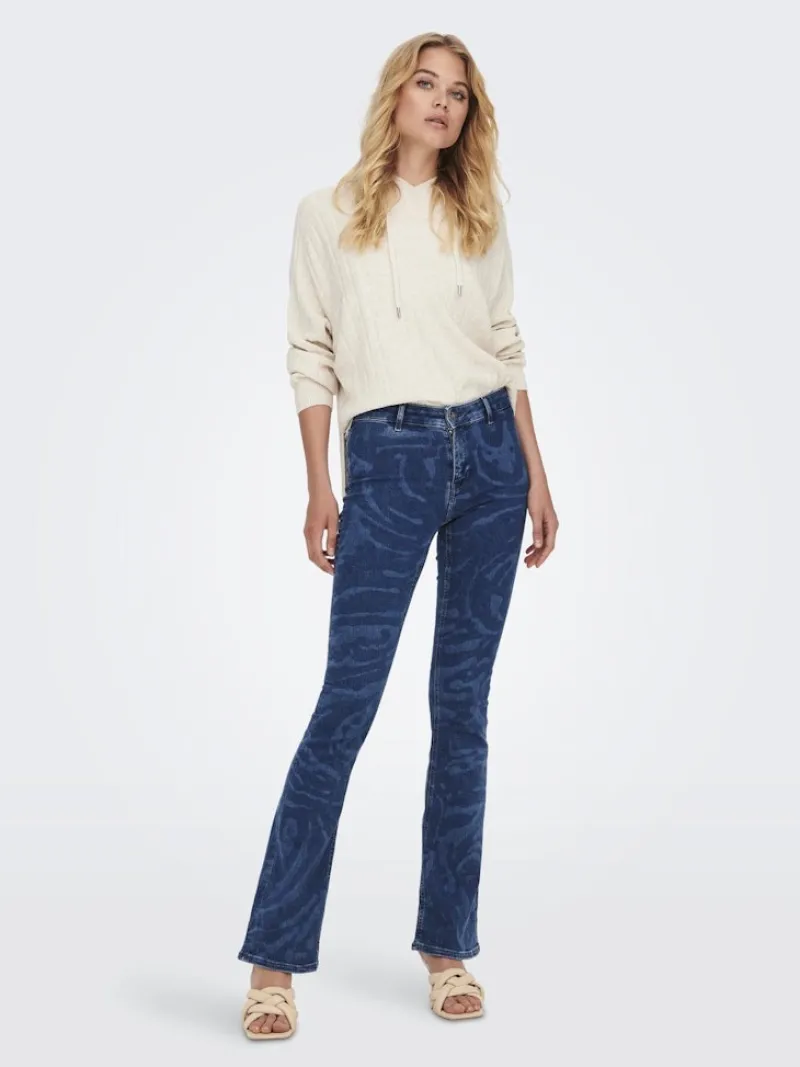 Only Pullover & Sweatshirts*ONLNEW TESSA LS HOOD DETAIL PUL NOOS KNT hellgrau