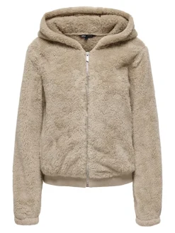 Only Jacken*ONLNEWANNA CONTACT SHERPA JKT OTW NOOS humus