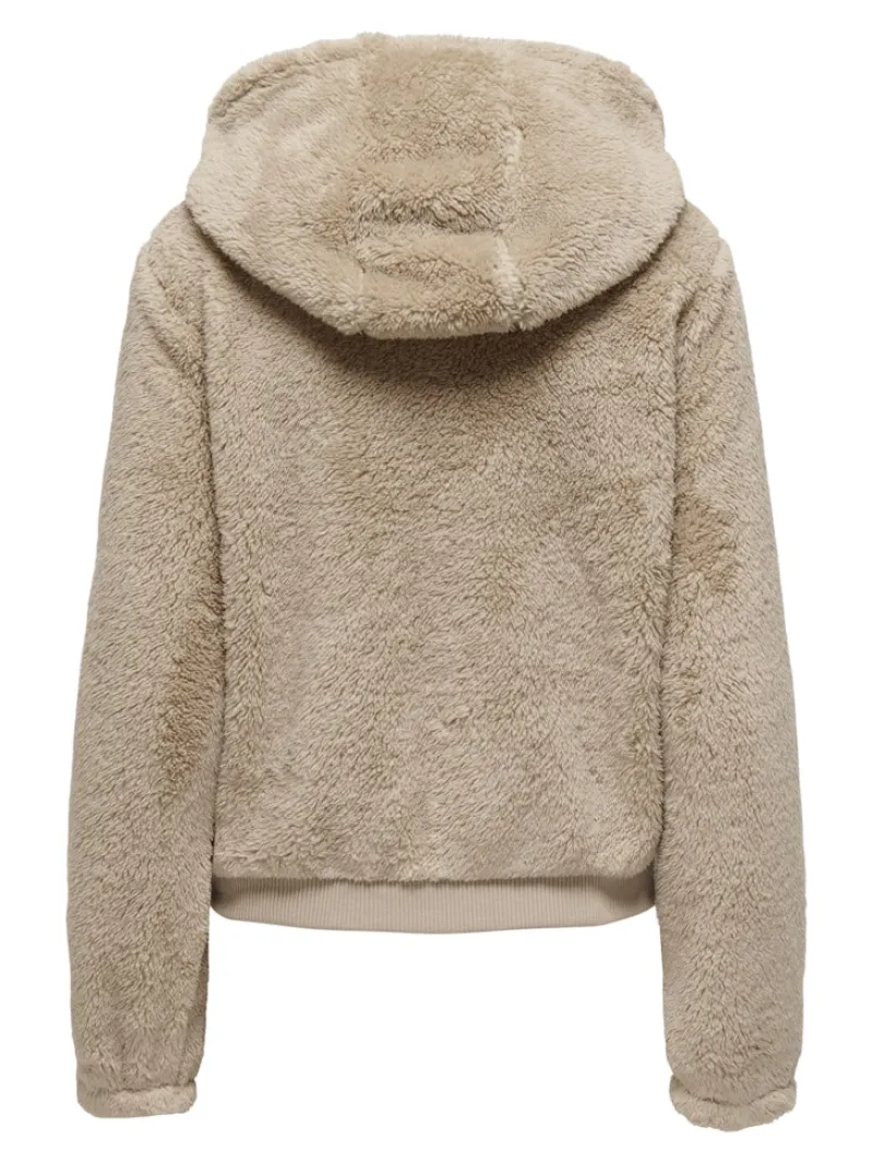 Only Jacken*ONLNEWANNA CONTACT SHERPA JKT OTW NOOS humus