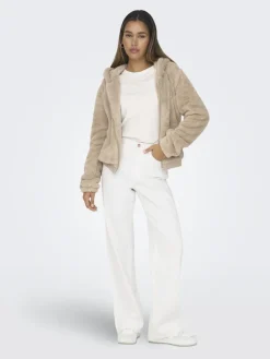 Only Jacken*ONLNEWANNA CONTACT SHERPA JKT OTW NOOS humus