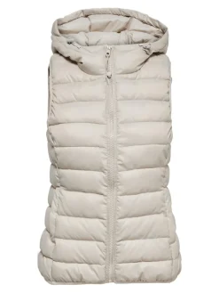 Only Westen*ONLNEWTAHOE HOOD WAISTCOAT OTW NOOS pumice stone