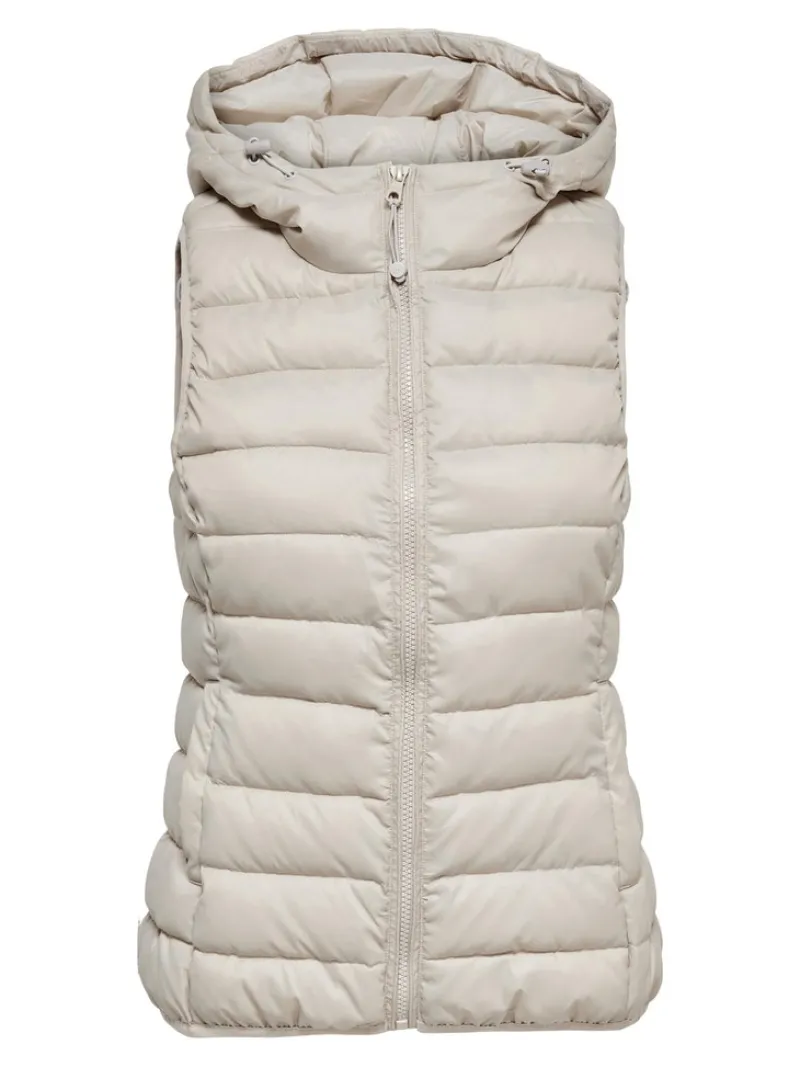 Only Westen*ONLNEWTAHOE HOOD WAISTCOAT OTW NOOS pumice stone