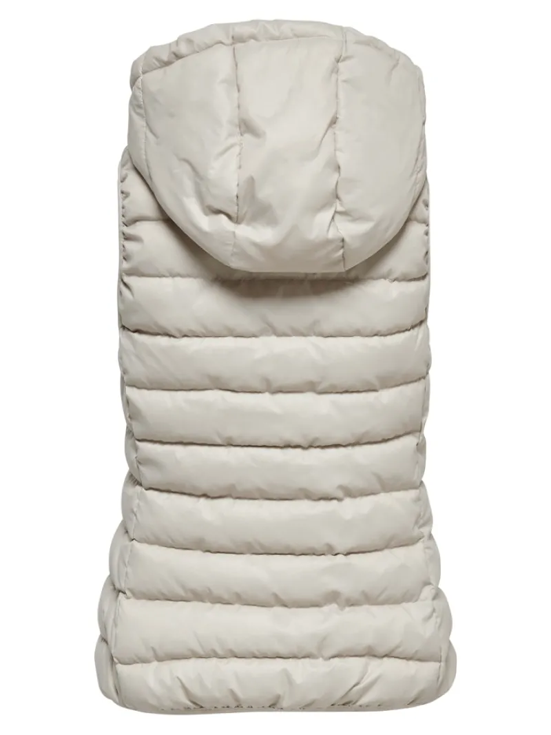 Only Westen*ONLNEWTAHOE HOOD WAISTCOAT OTW NOOS pumice stone