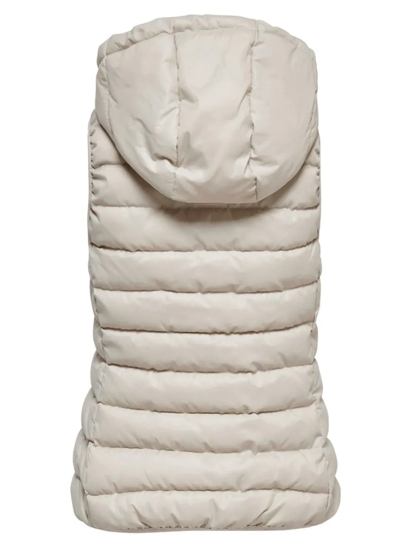 Only Westen*ONLNEWTAHOE HOOD WAISTCOAT OTW NOOS pumice stone