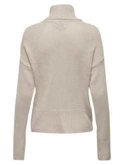 Only Pullover & Sweatshirts*ONLNICOYA L/S COWLNECK PULLOVER KNT pumice stone