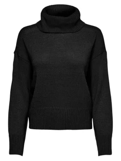 Only Pullover & Sweatshirts*ONLNICOYA L/S COWLNECK PULLOVER KNT Black