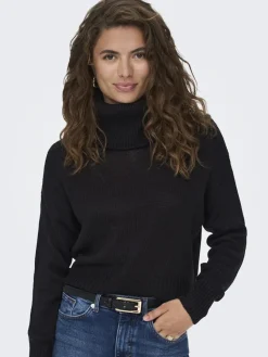 Only Pullover & Sweatshirts*ONLNICOYA L/S COWLNECK PULLOVER KNT Black