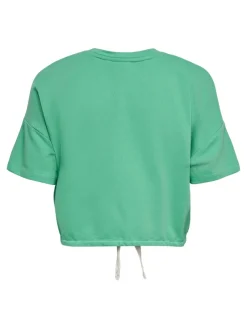 Only Shirts*ONLNISSI S/S O-NECK SWT marine green
