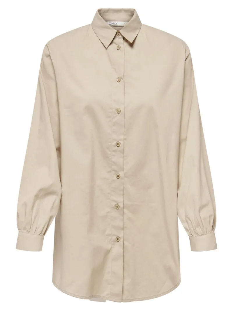 Only Blusen*ONLNORA NEW L/S SHIRT WVN NOOS Nomad