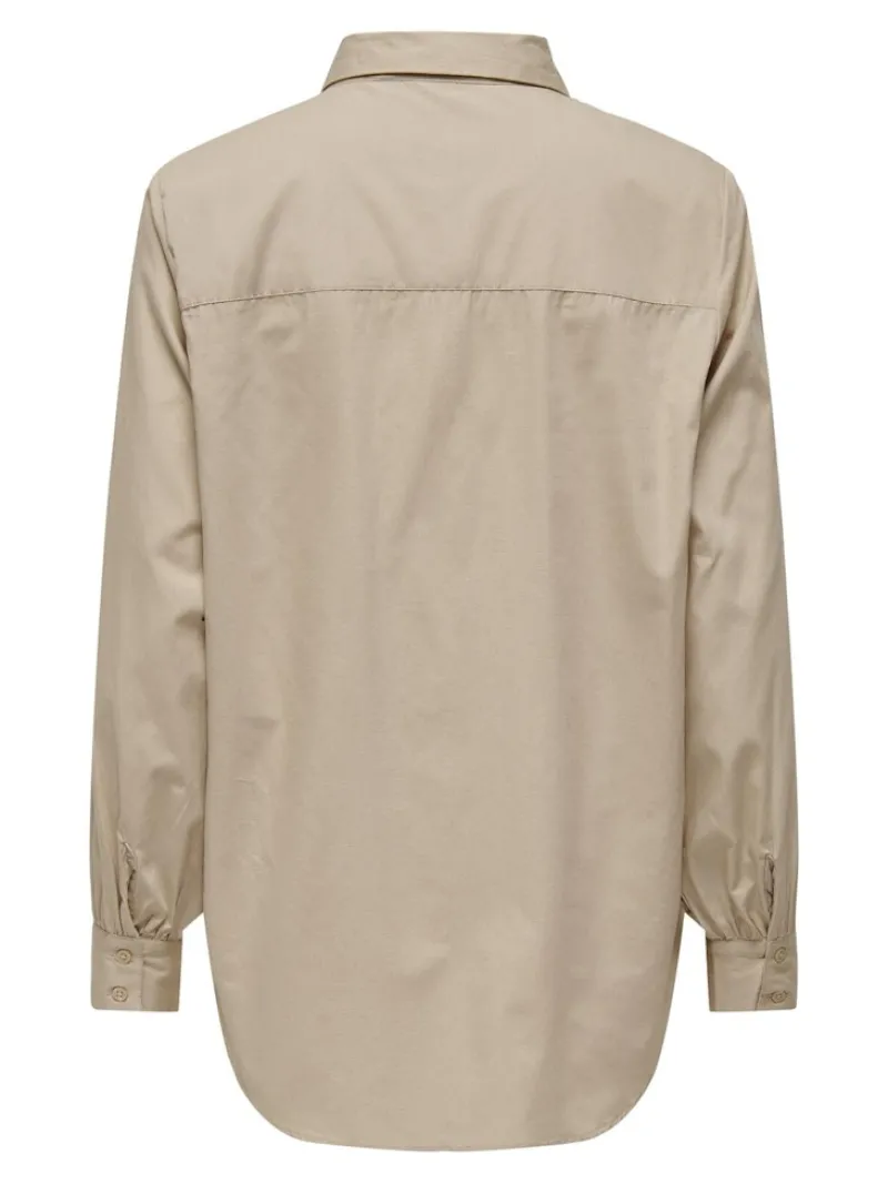 Only Blusen*ONLNORA NEW L/S SHIRT WVN NOOS Nomad