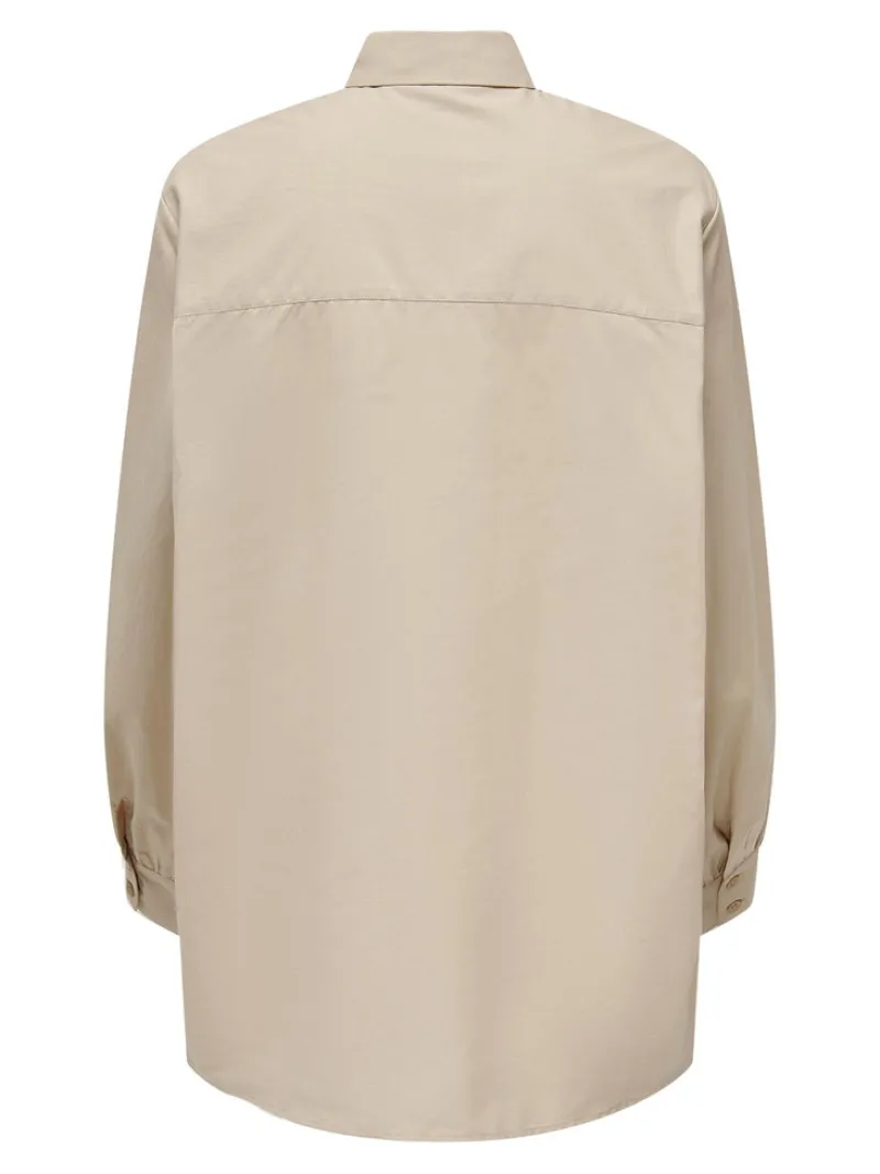 Only Blusen*ONLNORA NEW L/S SHIRT WVN NOOS Nomad