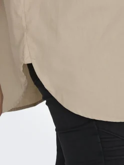 Only Blusen*ONLNORA NEW L/S SHIRT WVN NOOS Nomad