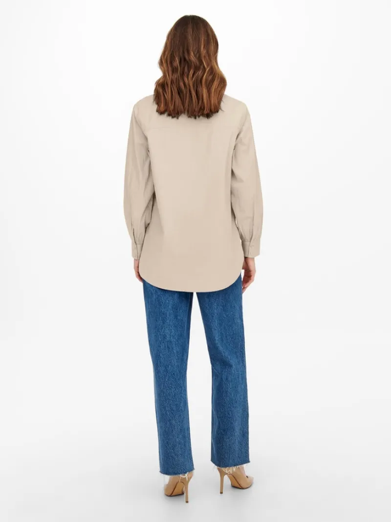 Only Blusen*ONLNORA NEW L/S SHIRT WVN NOOS Nomad