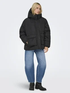 Only Jacken*ONLNORA SHORT PUFFER CC OTW Black