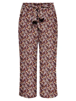 Only Hosen*ONLNOVA LIFE VIS CROP PALAZZO PANT WVN Black