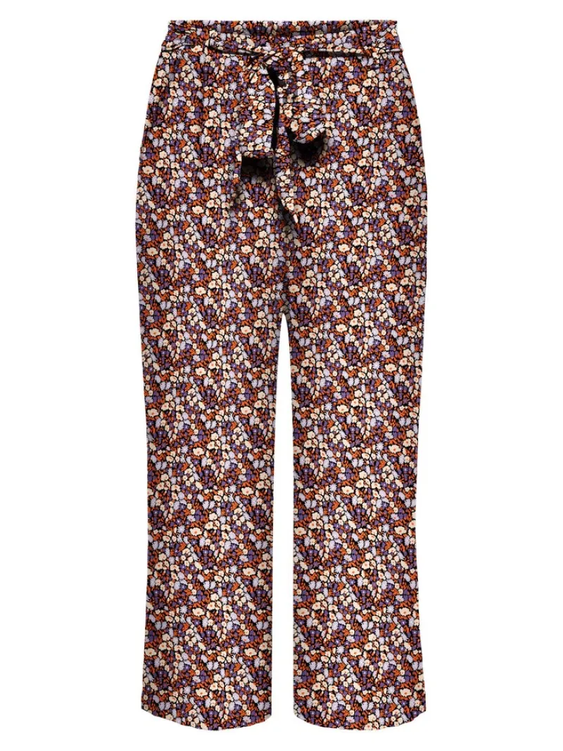 Only Hosen*ONLNOVA LIFE VIS CROP PALAZZO PANT WVN Black