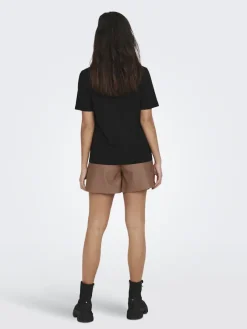 Only Shirts*ONL S/S TEE JRS NOOS Black