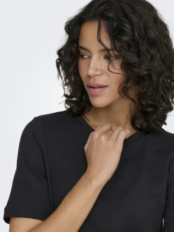 Only Shirts*ONL S/S TEE JRS NOOS Black