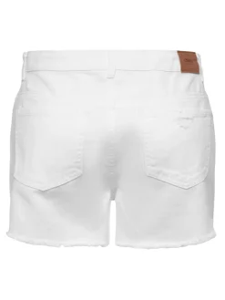 Only Shorts*ONLPACY HW DNM SHORTS NOOS white